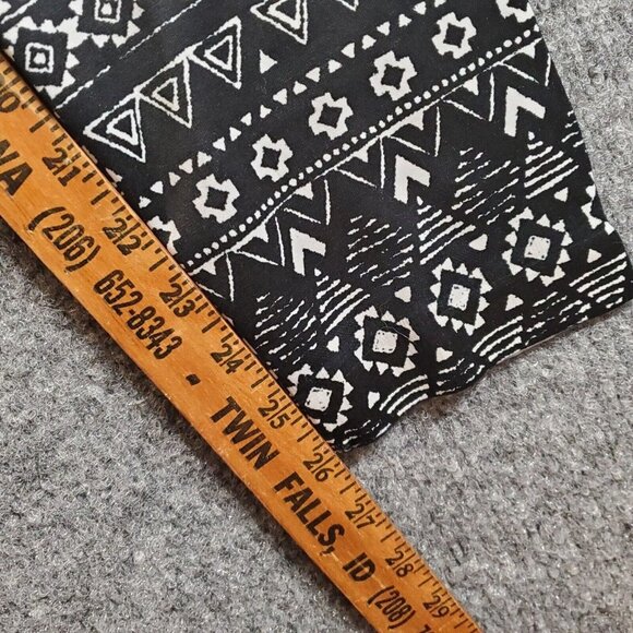 NOBO no boundaries ankle leggings size large 11 13 Black White Geometrical print - Picture 10 of 12